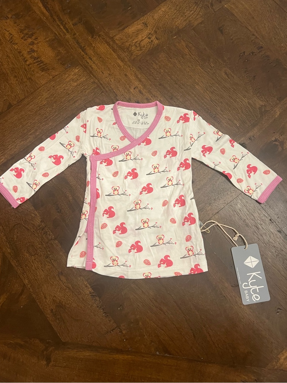 *RARE* Kyte Baby Kimono Wrap Top - OG Retired Print "Park"